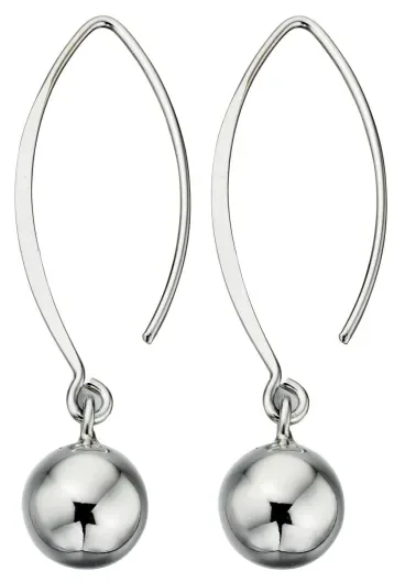 Boucle d'oreille boules en argent 925/1000