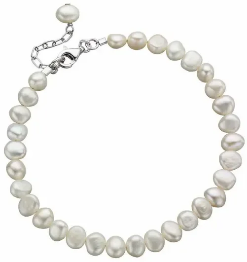 Bracelet perle d'eau douce en argent 925/1000