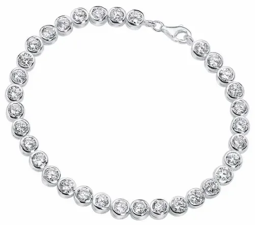 Bracelet zirconia en argent 925/1000