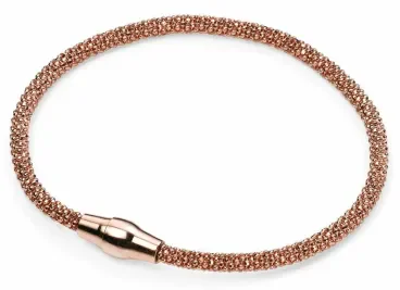 Bracelet plaqué or rose en argent 925/1000