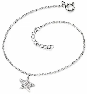 Bracelet étoile en argent 925/1000
