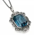 Collier éclat divin - cristal swarovski® et argent massif 925