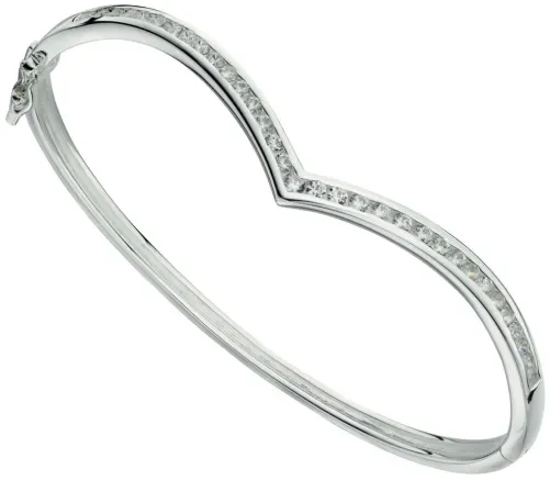 Mon-bijou - D4596t - Bracelet coeur en argent 925/1000