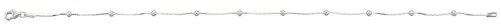 Mon-bijou - D198 - Chaine Cheville en argent 925/1000
