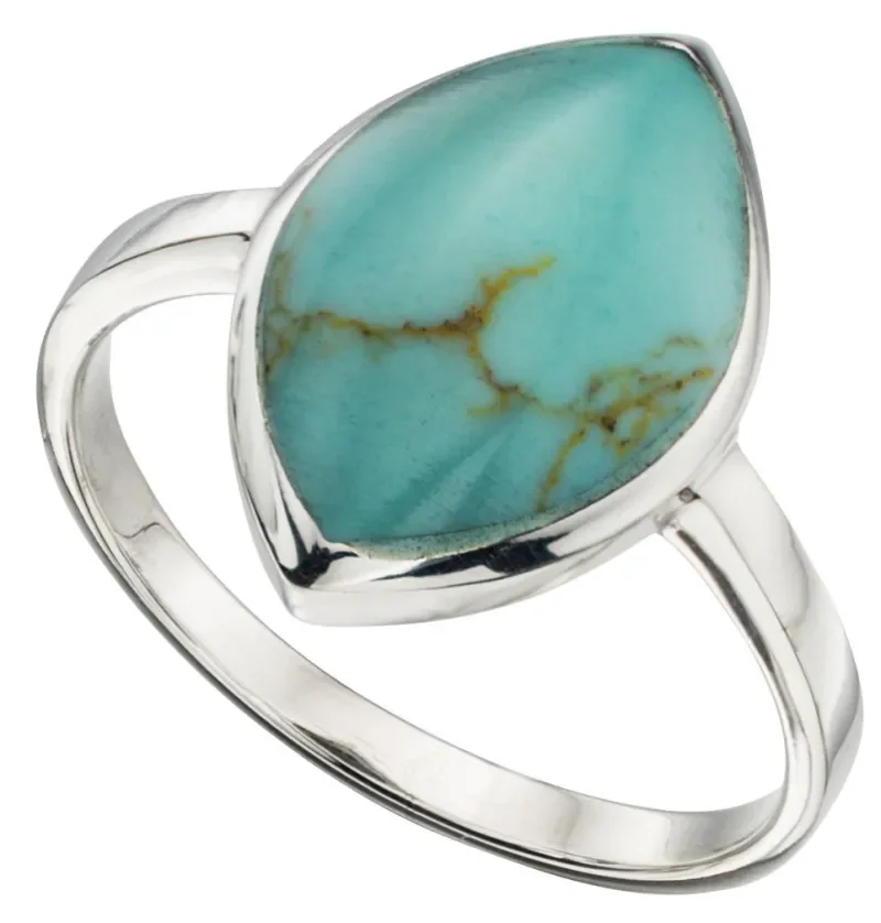 Bague turquoise femme argent 925 - éclat d azur