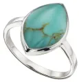 Bague turquoise femme argent 925 - éclat d azur