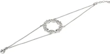 Mon-bijou - D4717c - Bracelet chic zirconium en argent 925/1000