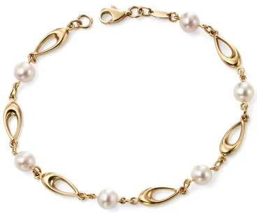 Mon-bijou - D416 - Bracelet tendance perle en Or 375/100