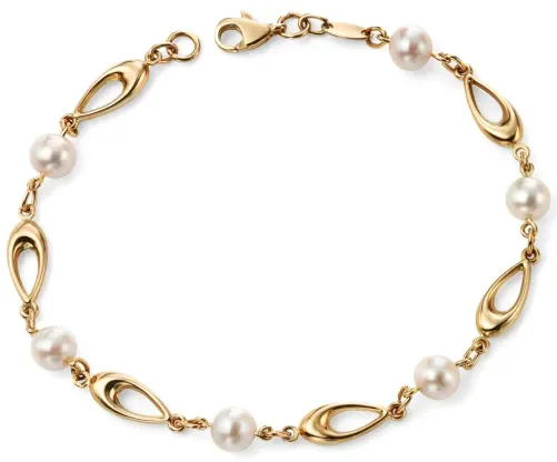 Mon-bijou - D416 - Bracelet tendance perle en Or 375/100