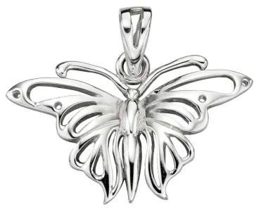 Collier papillon en argent 925/1000