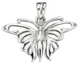 Collier papillon  envol  en argent 925
