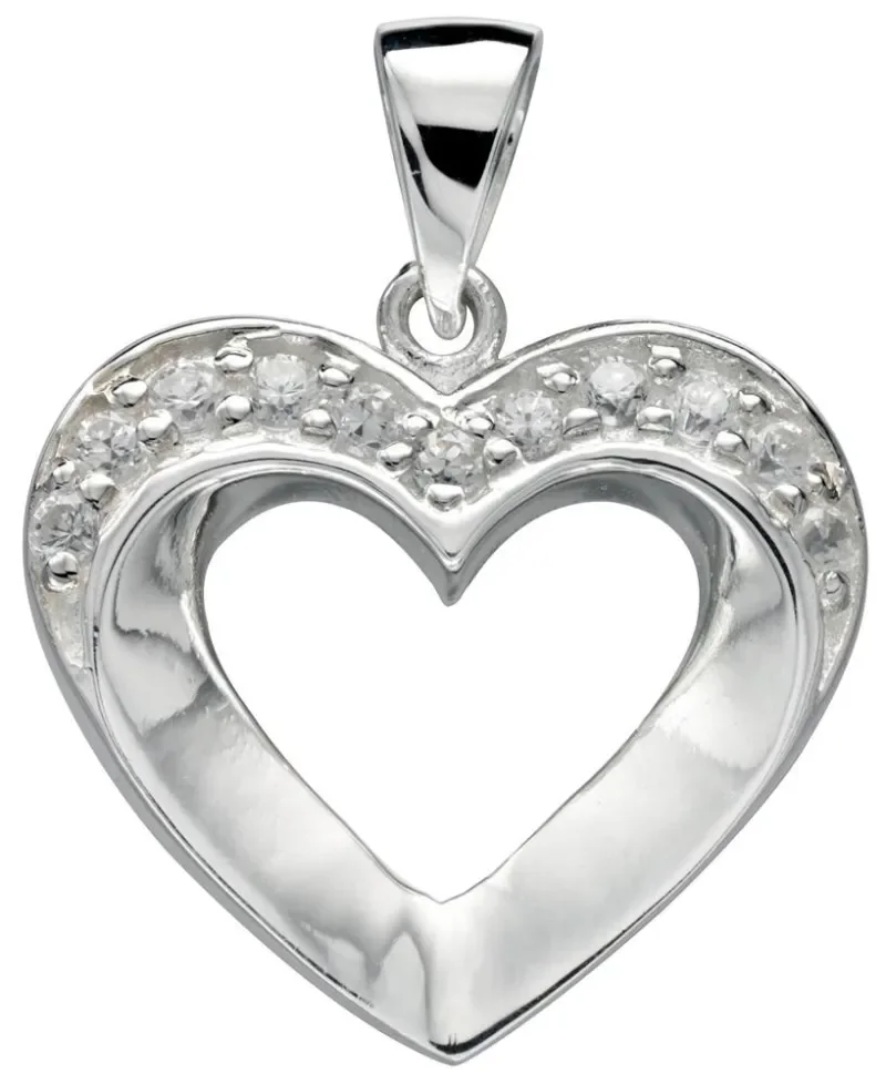 Collier  coeur en argent 925