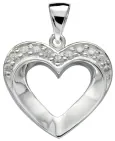 Collier  coeur en argent 925