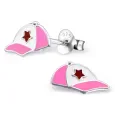 Boucles d oreilles casquette en argent massif 925