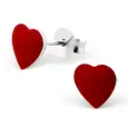 Boucles d oreilles boucles cœur en argent 925