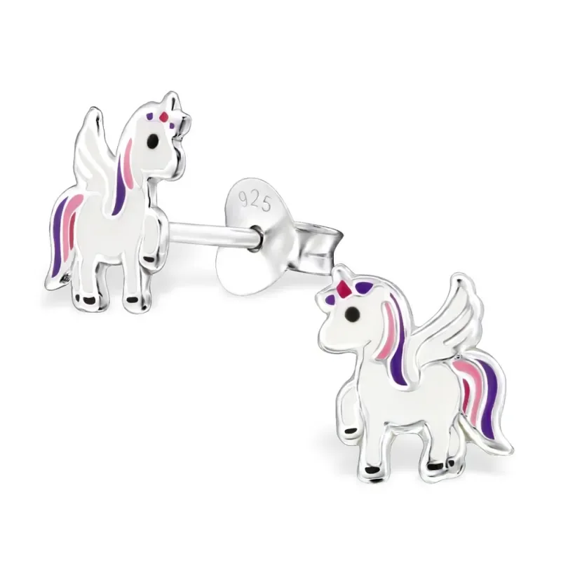 Boucles d oreilles licorne magiques ✨ argent 925