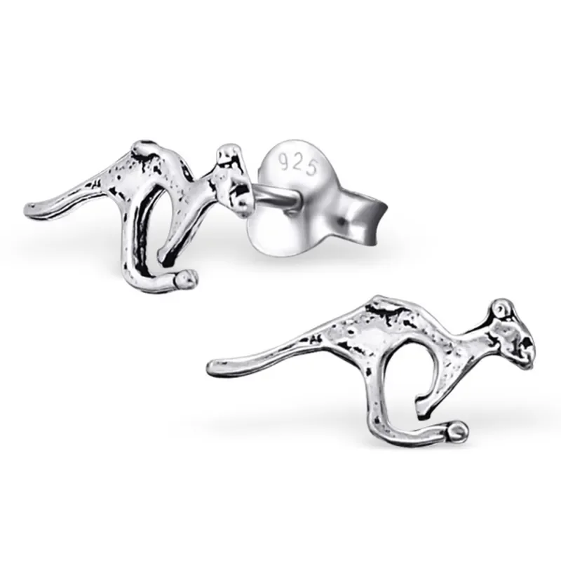 Boucles d oreilles kangourou argent 925