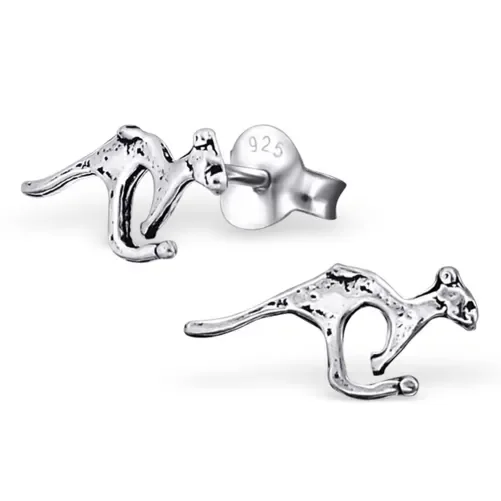 Boucles d oreilles kangourou argent 925