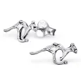 Boucles d oreilles kangourou argent 925