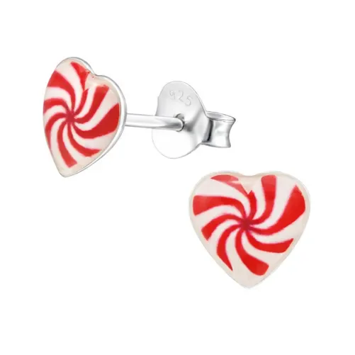 Mon-bijou - H31716 - Boucle d'oreille cœur en argent 925/1000
