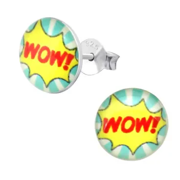 Mon-bijou - H33060 - Boucle d'oreille WOW en argent 925/1000