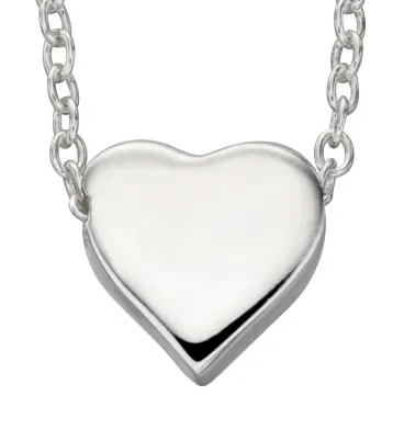 Collier coeur en argent 925/1000