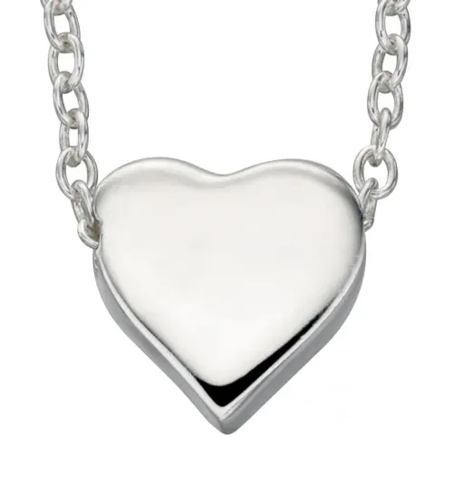 Collier coeur en argent 925/1000