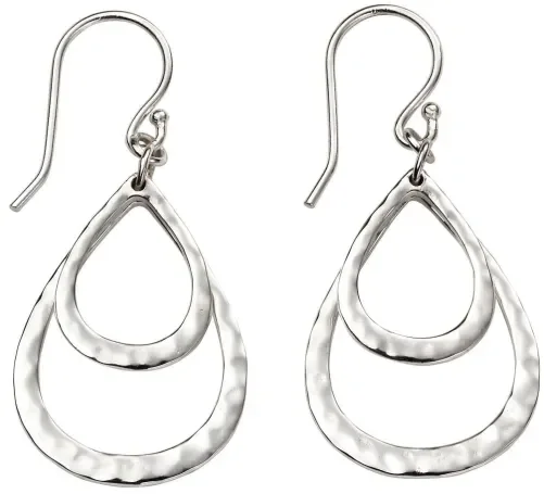 Mon-bijou - D5374 - Boucle d'oreille chic en argent 925/1000