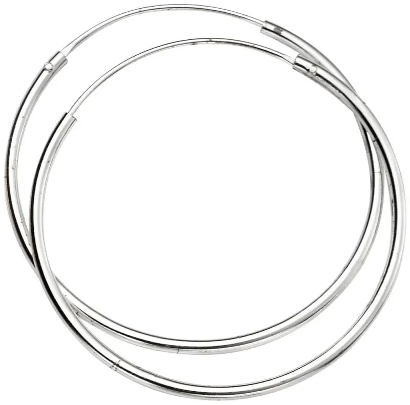 Créoles anneaux en argent massif 925