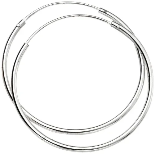 Créoles anneaux en argent massif 925