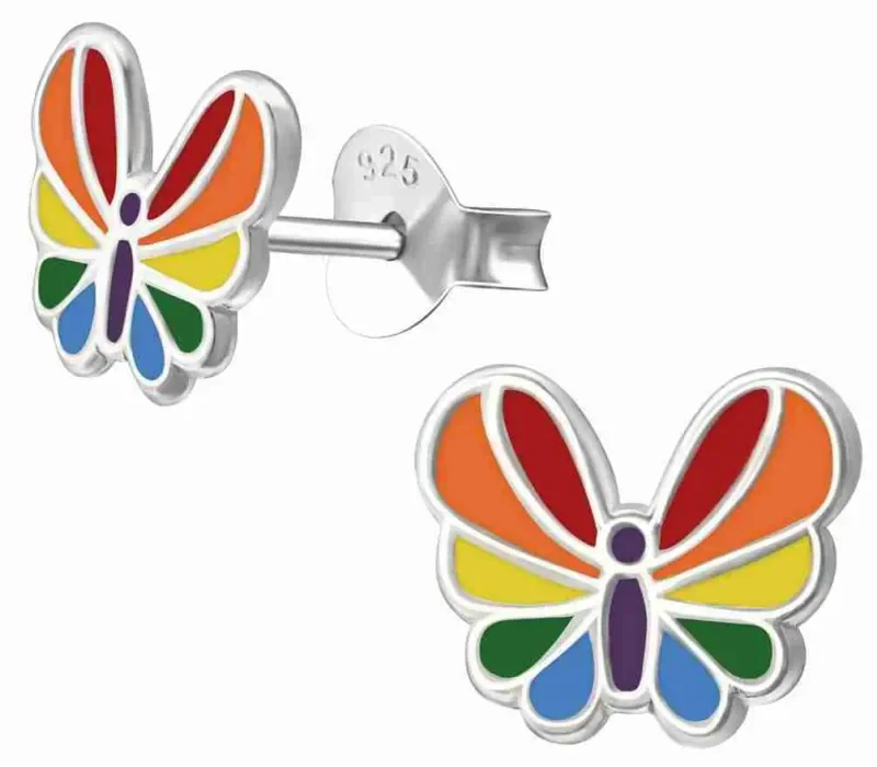 ✨ boucles d oreilles papillon  envol poétique  en argent 925