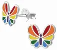 ✨ boucles d oreilles papillon  envol poétique  en argent 925