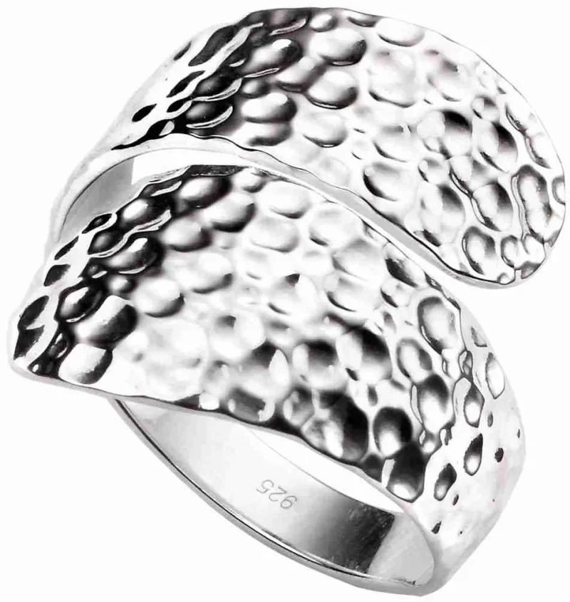 Bague solitaire  éclat éternel  en argent 925