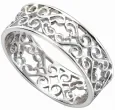 Bague volute en argent massif 925 - création design pour femme