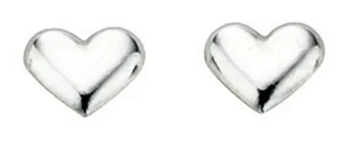 Mon-bijou - D858 - Boucle d'oreille coeur en argent 925/1000