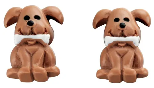 Boucles d oreille chien  fidèle compagnon  en argent massif 925