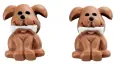 Boucles d oreille chien  fidèle compagnon  en argent massif 925