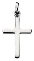 Collier croix céleste en argent 925 rhodié