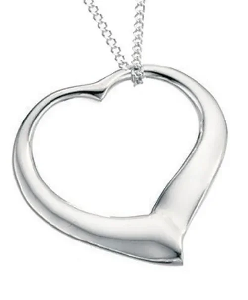collier coeur en argent 925/1000