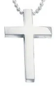 Collier croix éclat de foi en argent 925
