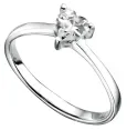 Bague cœur argent 925  éclat d amour
