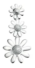 Collier fleur poétique en argent 925 rhodié