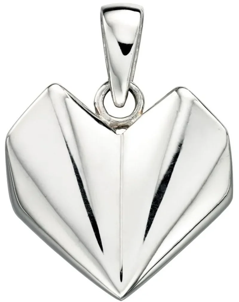 Collier pendentif cœur  éclat d amour  en argent 925