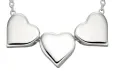 Collier cœur en argent 925 rhodié ✨  pendentif romantique pour femme