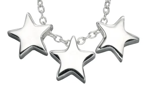 Collier étoiles en argent 925/1000