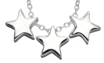 Collier étoiles en argent 925/1000