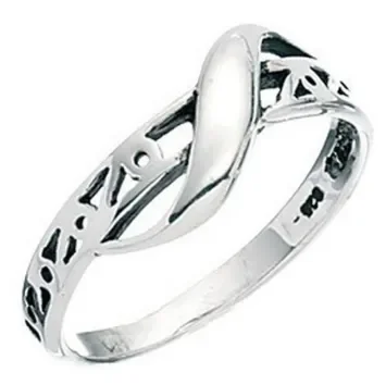 Bague élégante en argent 925/1000