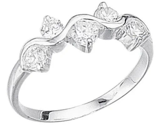 Elégante bague en argent 925/1000