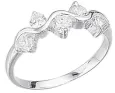 Bague argent 925 femme  aura  - solitaire élégant et moderne