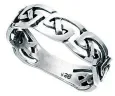 Bague nœud celtique  lien éternel  en argent 925